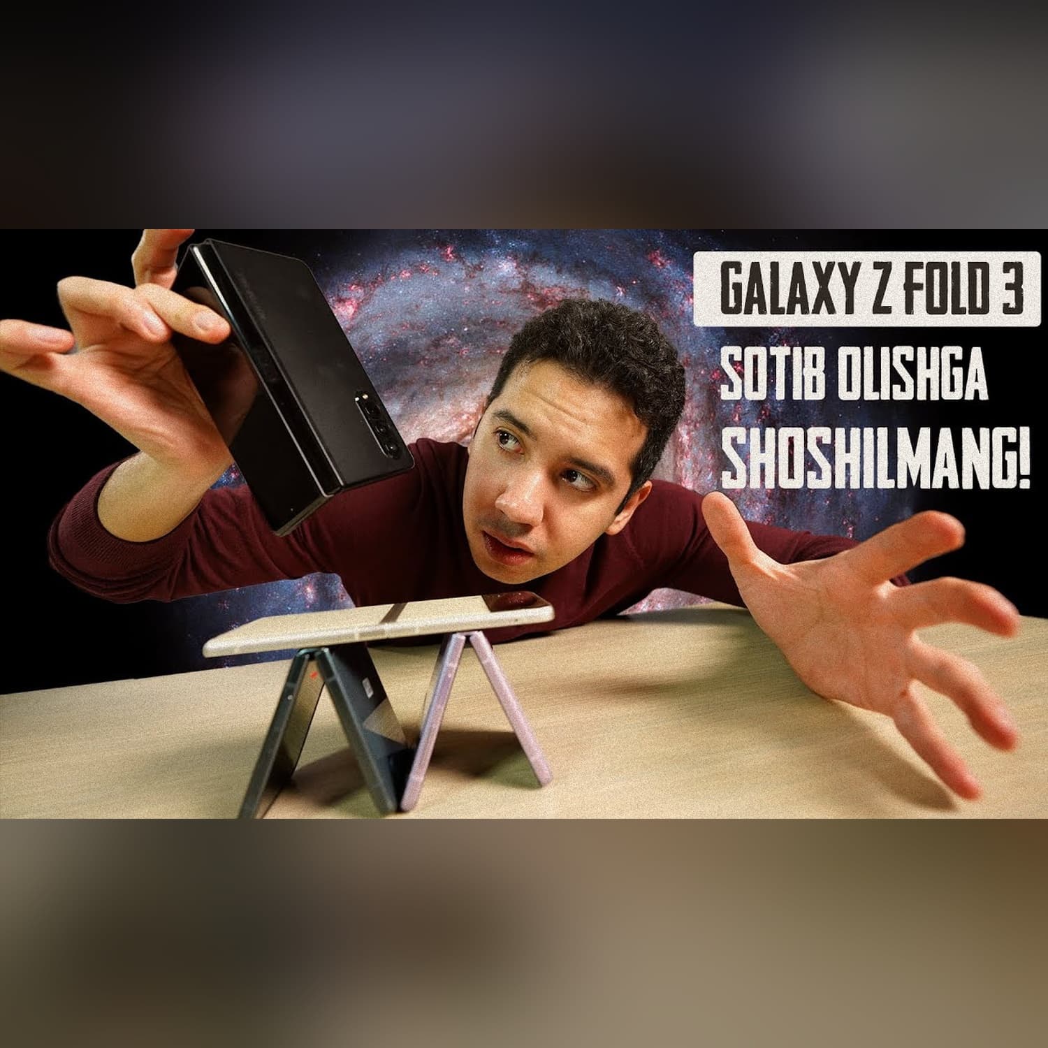 Avval shu videoni ko'ring! Bukiladigan Galaxy Z Fold 3 | Texnoplov