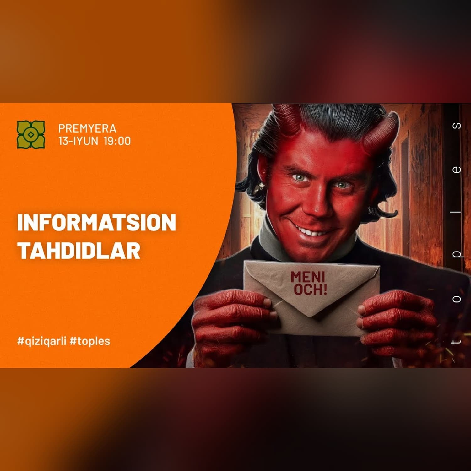 INFOTAHDIDLAR. BU VIDEO ONGNI O‘ZGARTIRADI (3 OYGA) - @toplesofficial x @Xurmomedia
