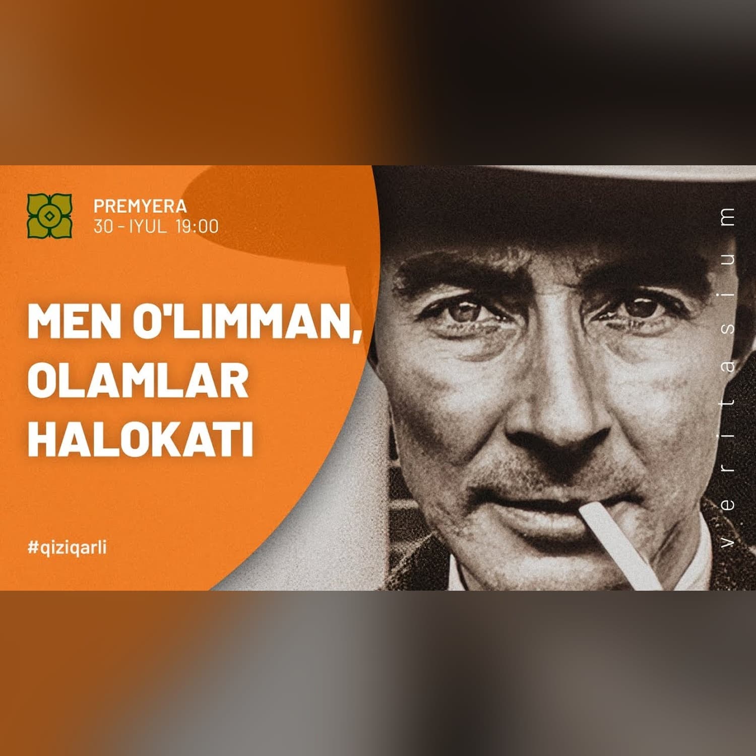 Amerikalik fizik Robert Oppengeymerning hayotiy hikoyasi. Men o'limman, olamlar halokati@veritasium