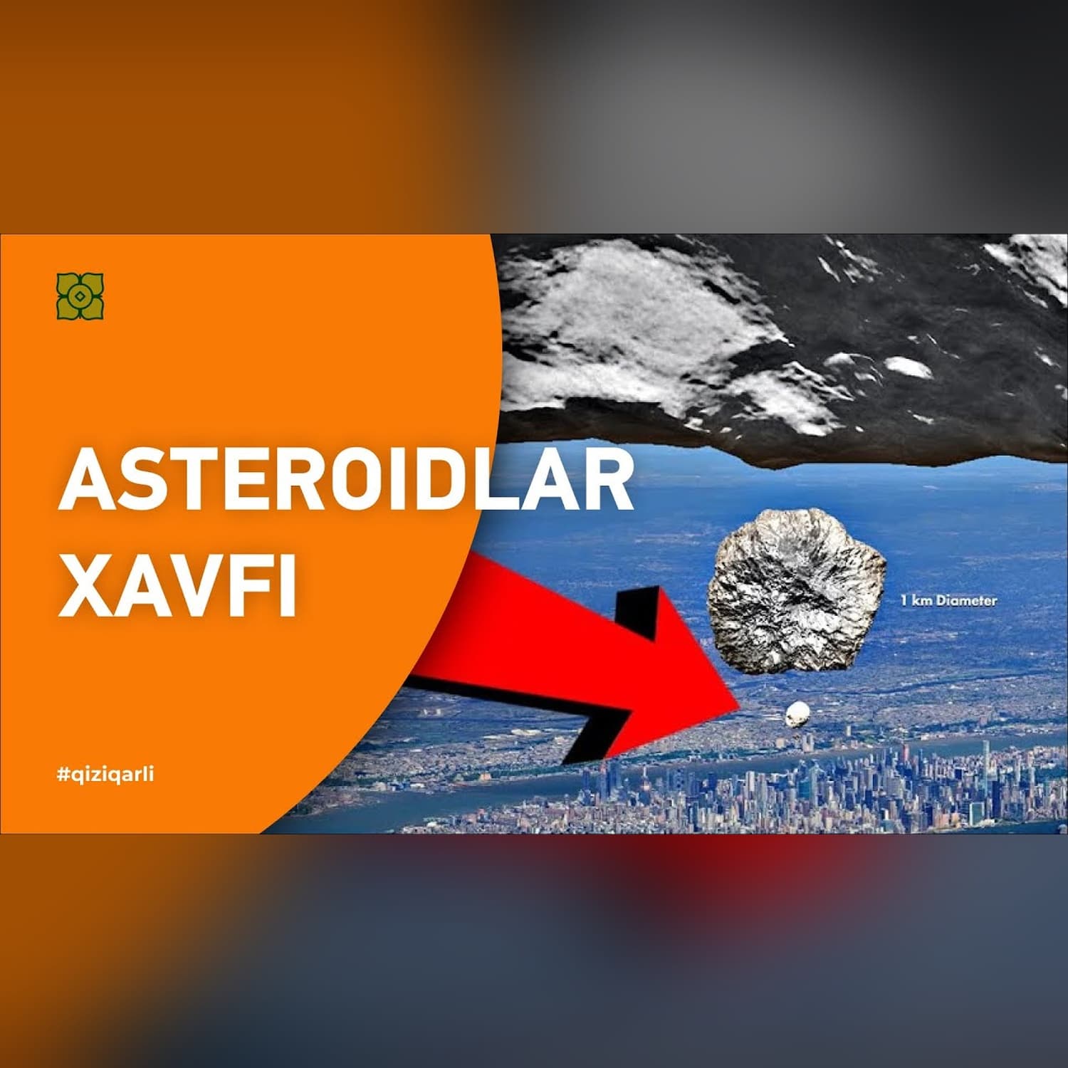 Asteroidlar xavfi |  @veritasium  x  @Xurmomedia ​