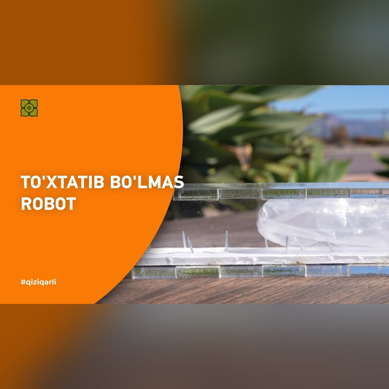 To'xtatib bo'lmas robot | @Xurmomedia x @veritasium