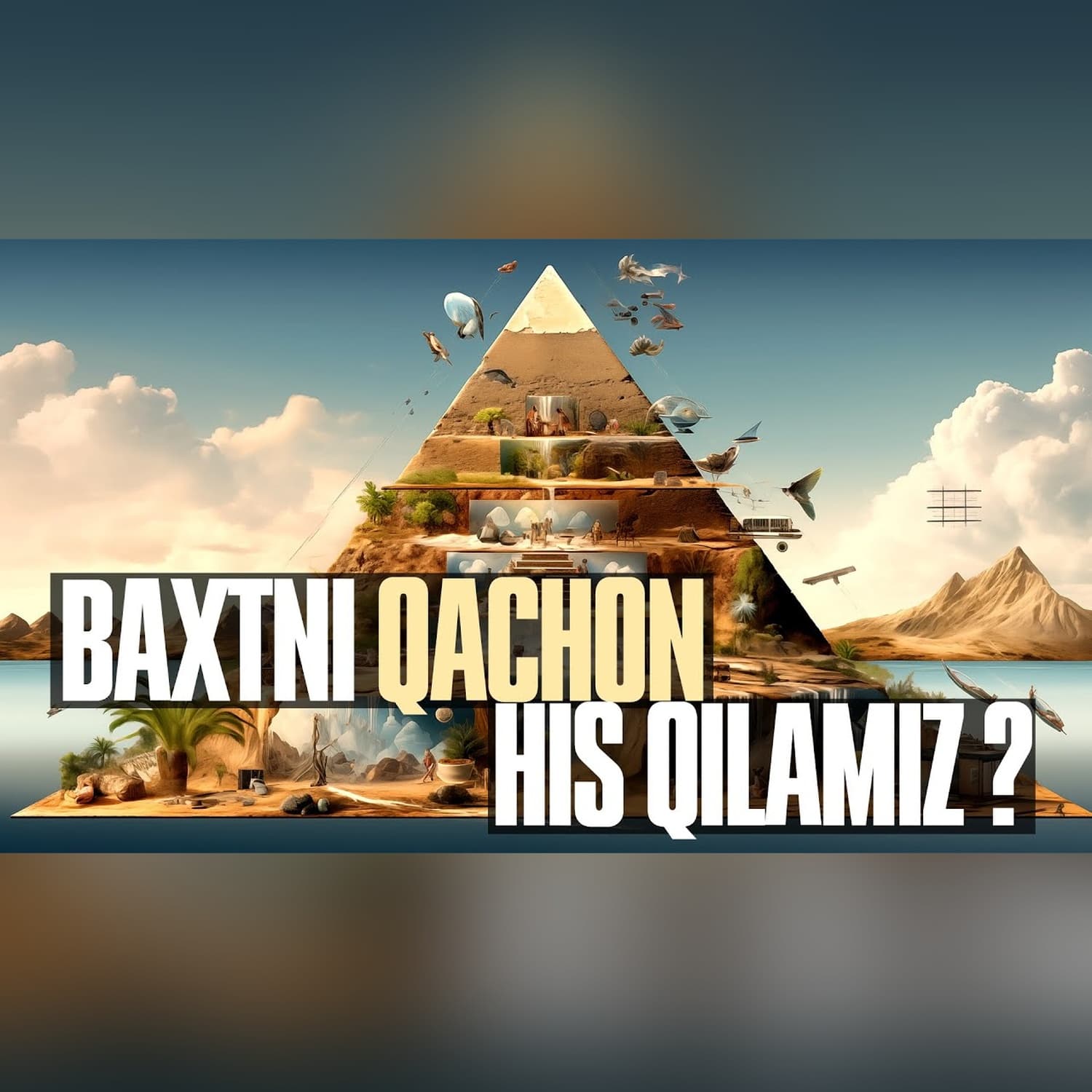 Oddiy ovqatdan dabdabali uygacha - QACHON BAXTLI BO'LAMIZ? | Maslou pirmidasi | Xuddi shunday
