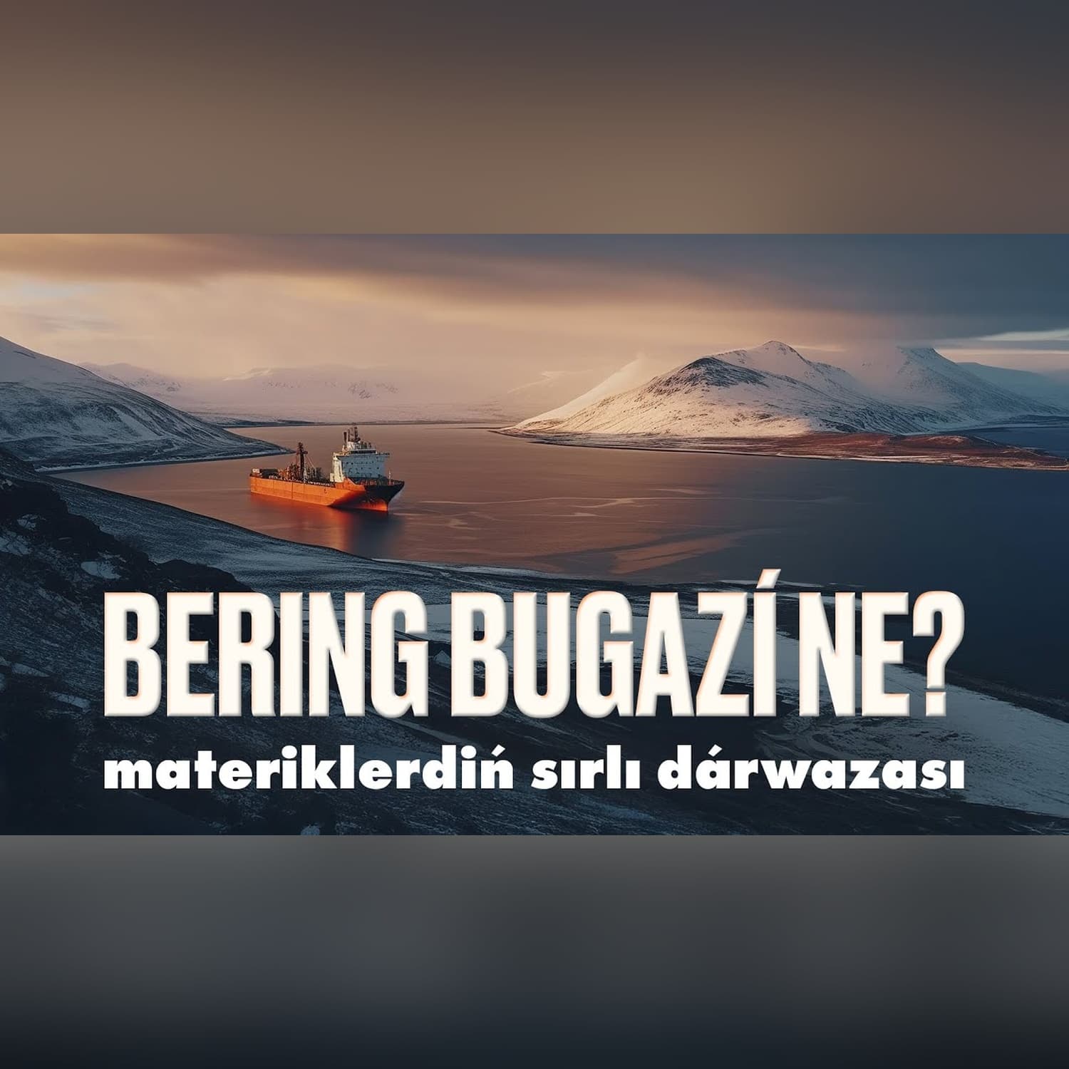 Bering buǵazı - materiklerdiń sırlı dárwazası @Jayhun_kr