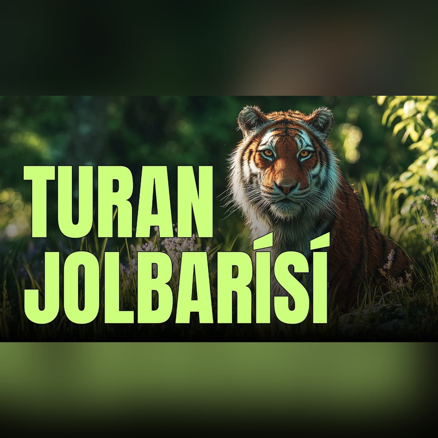Turan jolbarısı - biz joǵaltqan ullı jırtqısh @Jayhun_kr