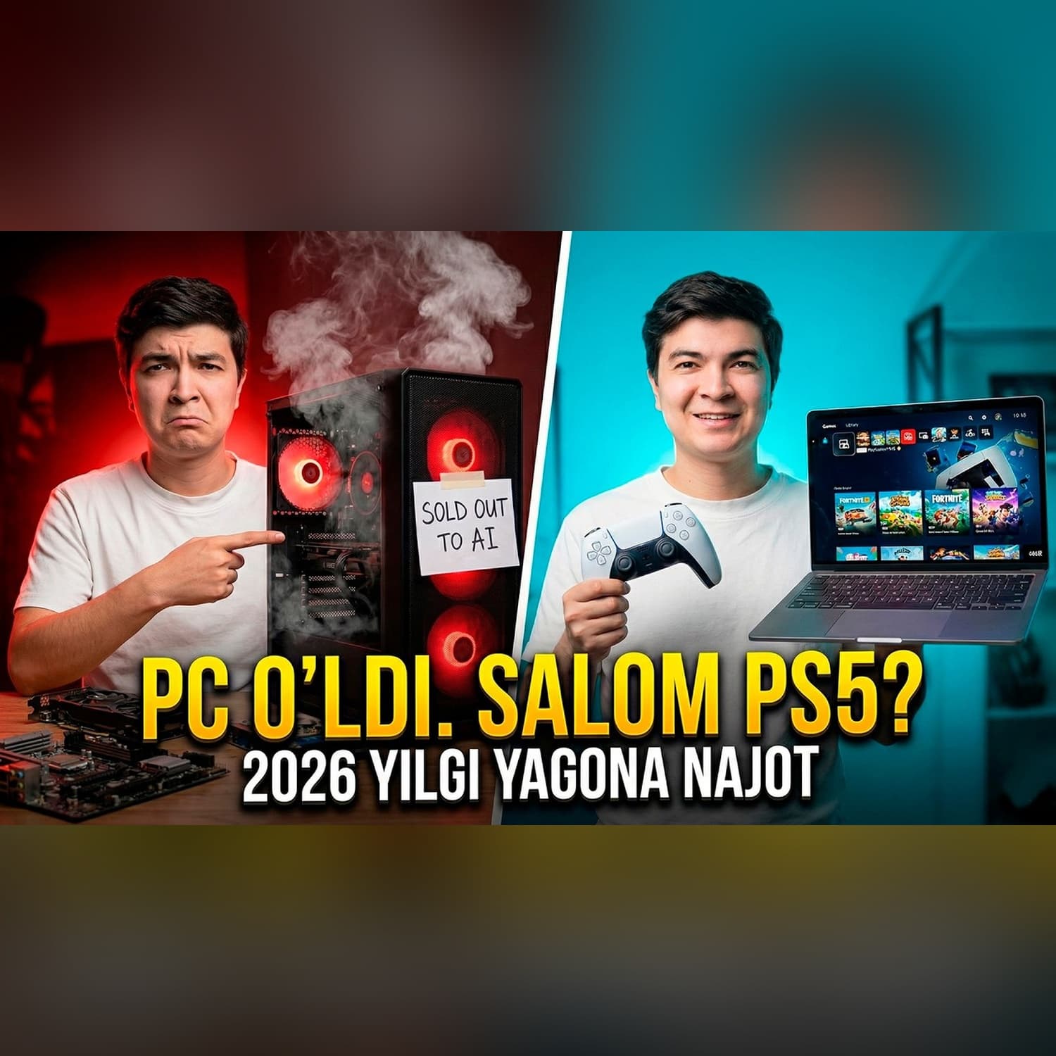 2026-yilda PC Yig'mang! 😱 Nega 4 ta DDR5 Operativka Ishlamaydi?