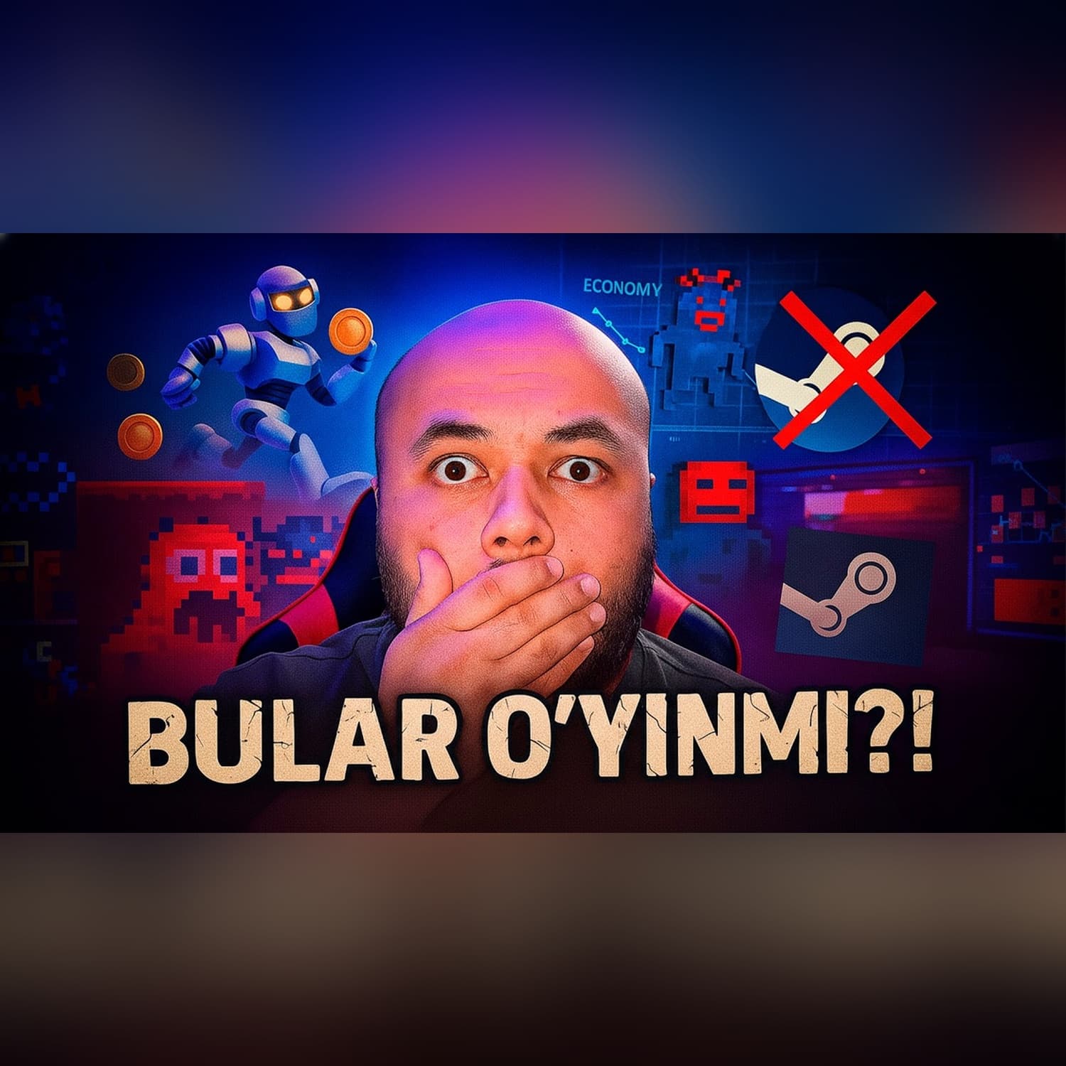 STEAM'ning eng TUBIDAGI o'yinlar | Bularni HECH KIM o'ynamaydi! | KiberUZ x @farizcs2
