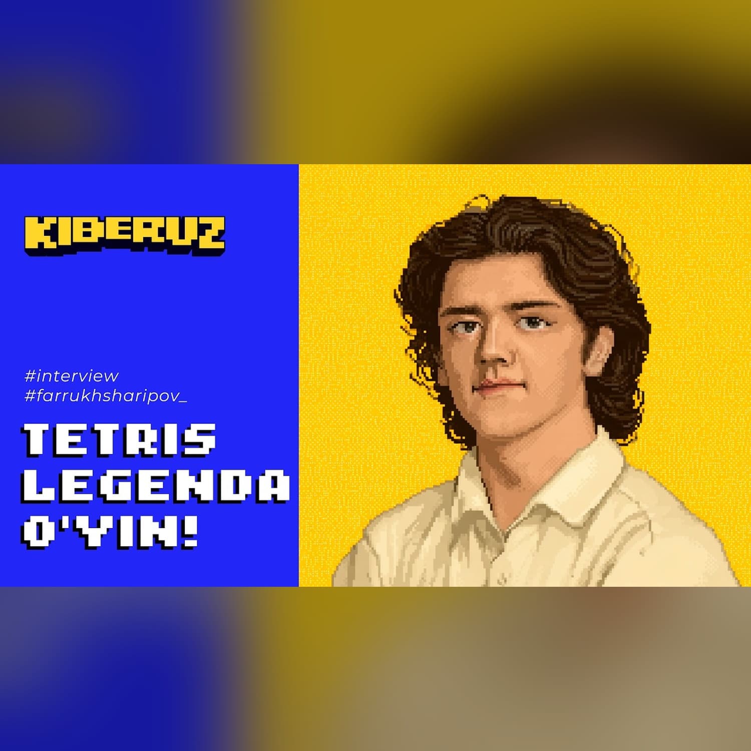 Mashhurlarga savollar Farrux Sharipov bilan O‘yinlar Haqida Tetris Legenda?!