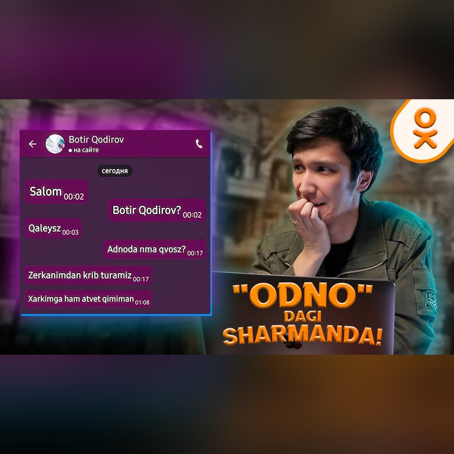 "OK" da qiz bolani nomidan profil ochdim | JinniMakon