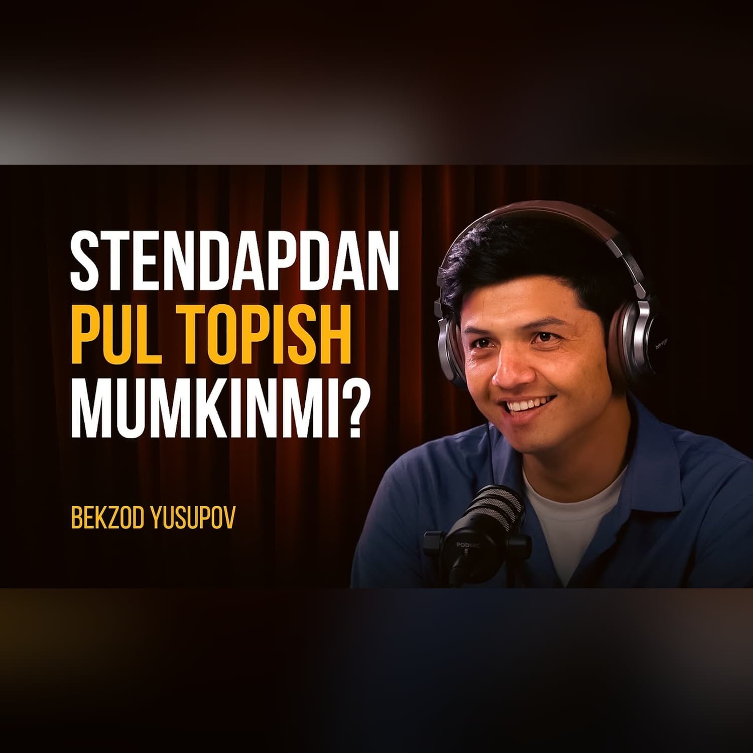 "Stand - up bu choyxonadagi hazillar emas" - BEKZOD YUSUPOV | PLOSSLA